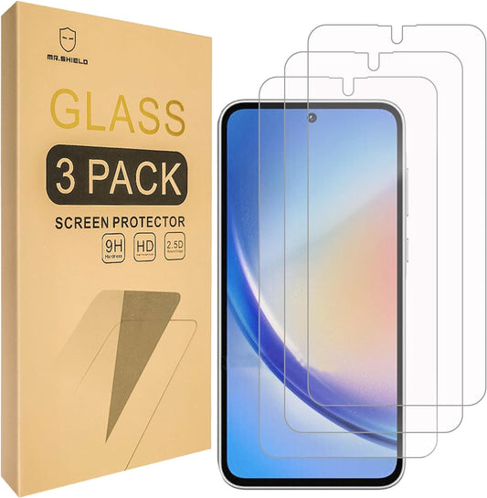Mr.Shield Screen Protector Compatible with Samsung Galaxy A35 5G Clear