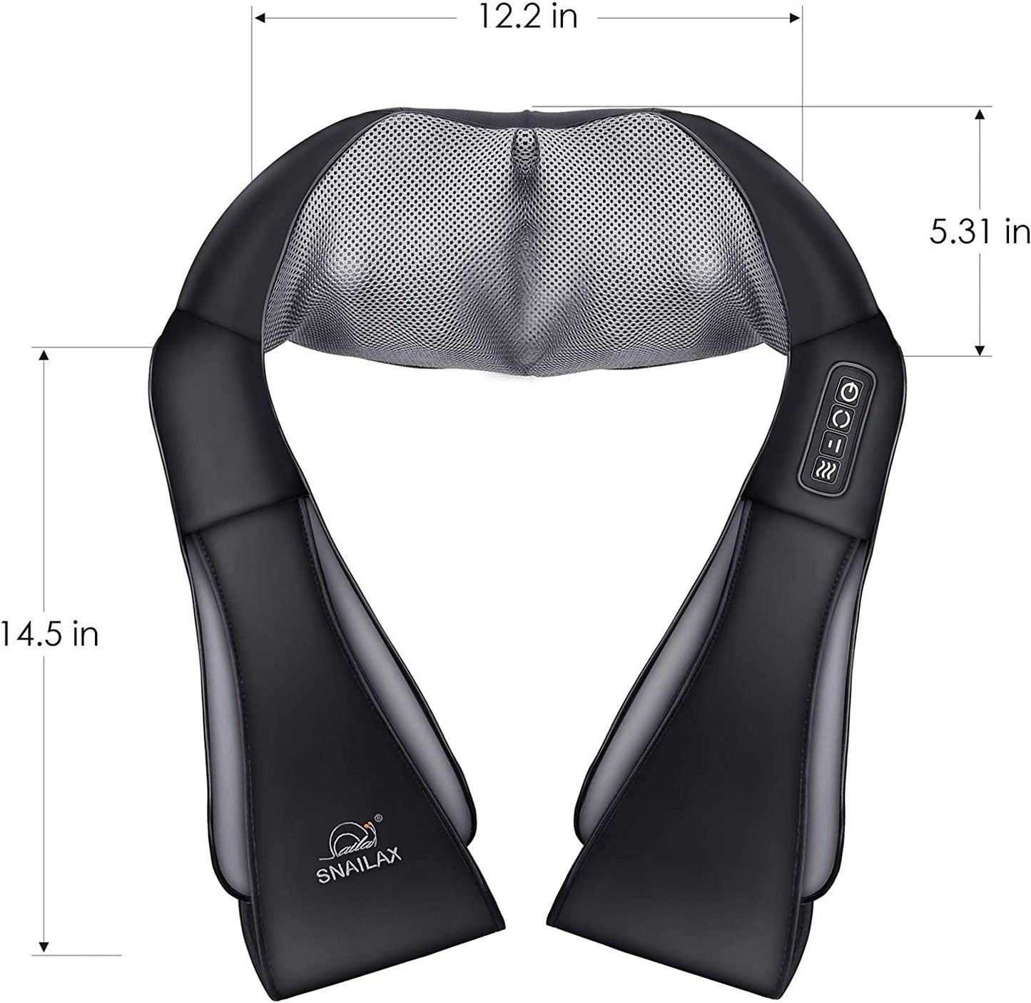 Neck Massager with Heat -Shiatsu Back Massager,Shoulder Massager,Christmas Gifts for Mom,Dad,Pillow Massagers for Neck and Back,Leg,Foot