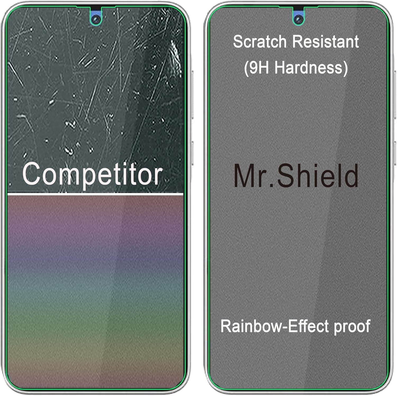Mr.Shield Screen Protector Compatible with Samsung Galaxy A35 5G Clear