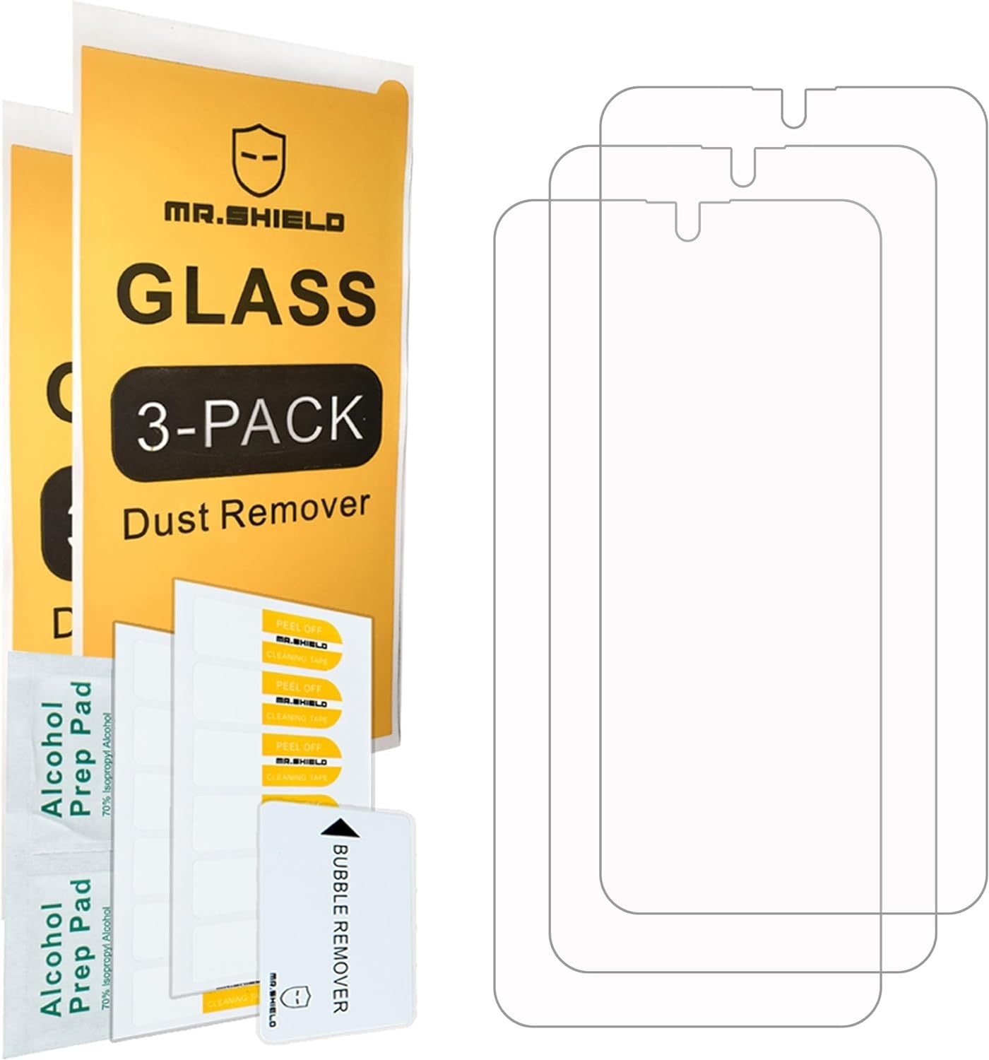 Mr.Shield Screen Protector Compatible with Samsung Galaxy A35 5G Clear